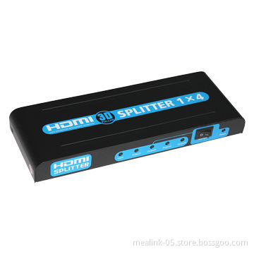 HDMI Splitter 1x4, HDMI V1.3, Supports 3D, 1080PNew